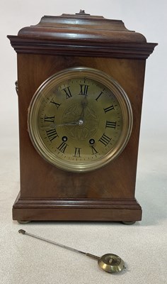 Lot 239 - An early 20th century mahogany fusee bracket...