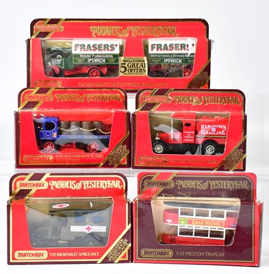 Lot 383 - MATCHBOX; fourteen boxed Models of Yesteryear...
