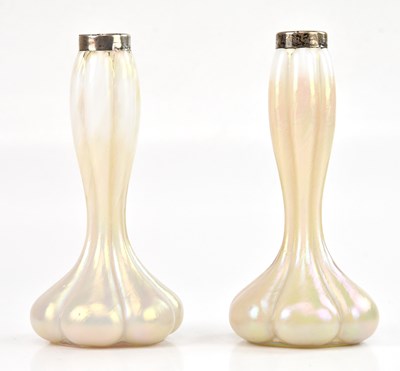 Lot 1410 - IN THE MANNER OF KRALIK; a pair of iridescent...