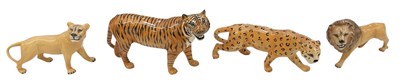 Lot 659 - BESWICK; a porcelain figure of a tiger, height...