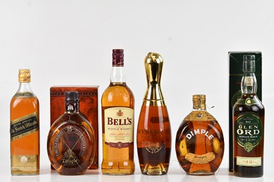Lot 2426 - WHISKY; six bottles including the Original...