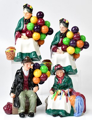 Lot 241 - ROYAL DOULTON; four figures comprising 'Silks...