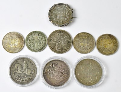 Lot 808 - A Victorian double florin 1887, in a...