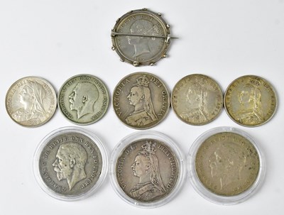 Lot 808 - A Victorian double florin 1887, in a...