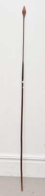 Lot 1165 - A 19th century Congolese spear, length 154cm.