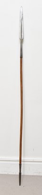 Lot 1129 - Possibly a Maasai fine quality spear, length...