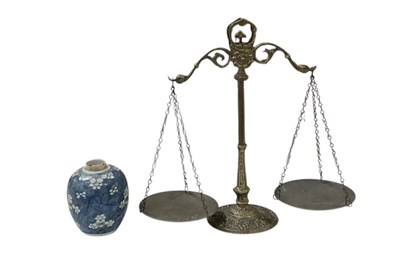 Lot 1050 - A late 19th/early 20th century Chinese blue...