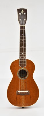Lot 24 - PHIL DAVIDSON; a soprano ukulele, cased.