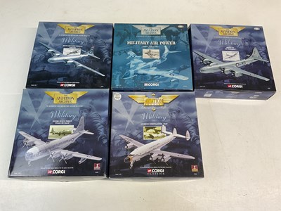Lot 162 - CORGI AVIATION ARCHIVE; five boxed models...
