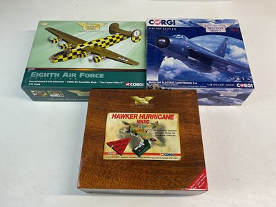 Lot 153 - CORGI AVIATION ARCHIVE; three boxed models...