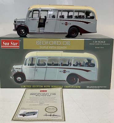 Lot 170 - SUN-STAR; Bedford OB coach model, boxed and...