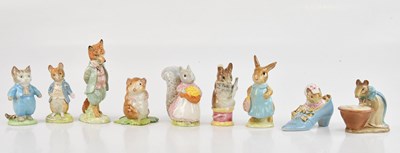 Lot 1238 - BESWICK; a collection of Beatrix Potter...