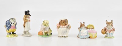 Lot 1239 - BESWICK; a collection of Beatrix Potter models,...