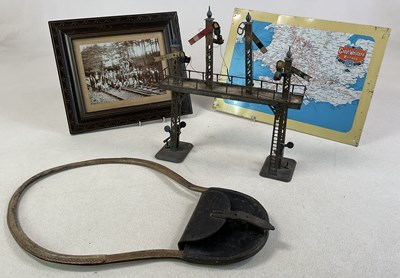 Lot 40 - TYER & CO, LTD, GUILDFORD; a leather signal...