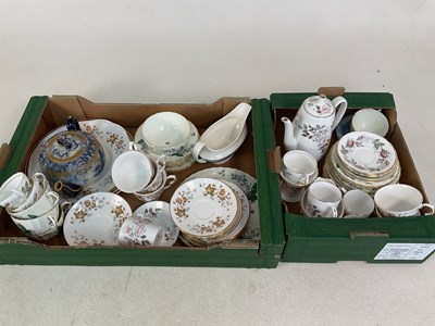 Lot 290 - ROYAL WORCESTER; a part tea service in the...