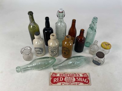 Lot 364 - A quantity of glass bottles and ginger beer...