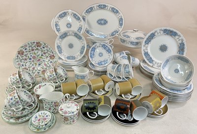 Lot 287 - AYNSLEY; a part dinner service in 'Moonlight...