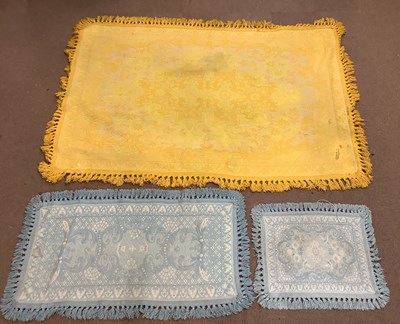 Lot 2168 - CASA PUPO; a bright yellow floral carpet, 280...