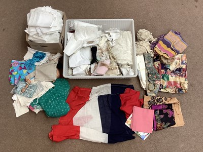 Lot 2384 - A collection of vintage white work and...