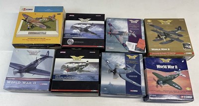 Lot 173 - CORGI AVIATION ARCHIVE; eight boxed models of...