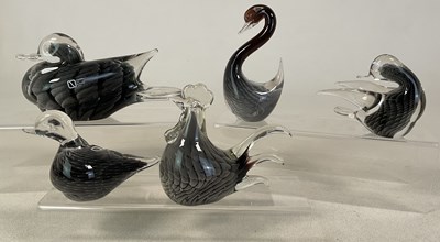 Lot 358 - V NASON & CIE, MURANO; a collection of five...
