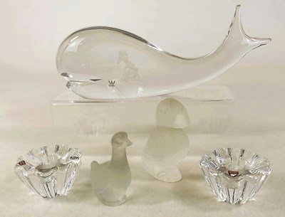 Lot 360 - A collection of Swedish art glass including...