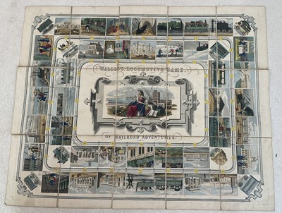 Lot 391 - EDWARD WALLIS; The Locomotive Game of Railroad...