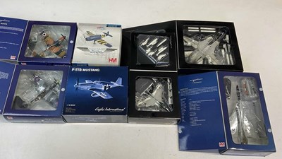 Lot 158 - HOBBY MASTER; four boxed aircraft models,...