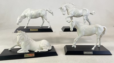 Lot 335 - BESWICK; a group of four spirit hoses in matt...