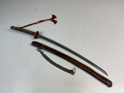 Lot 195 - A Samurai World War II sword, length of blade...