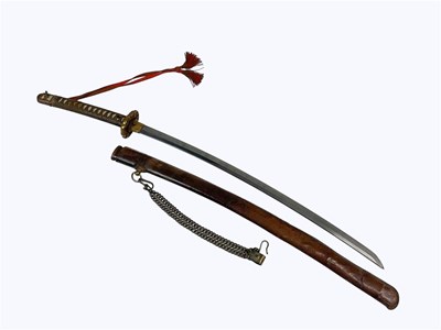Lot 195 - A World War II Japanese Katana sword, length...