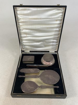 Lot 571 - HENRY CLIFFORD DAVIS; a six piece engine...