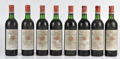 Lot 2493 - RED WINE; eight bottles of Château Poujeaux...