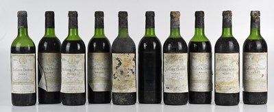 Lot 2500 - RED WINE; ten bottles of La Cour Pavillon...