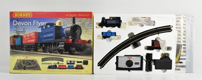 Lot 321 - HORNBY; a OO gauge train set, 'Devon Flyer',...