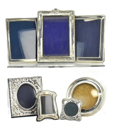 Lot 1100 - Nine Elizabeth II hallmarked silver clad...