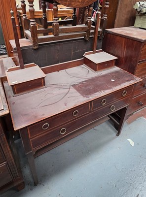Lot 48 - An Edwardian mahogany and satinwood...