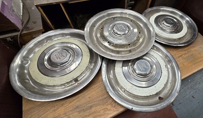 Lot 51 - A set of four Rolls-Royce wheel trims/hubcaps....