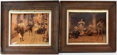 Lot 585 - A crystoleum depicting a young Dutch girl with...