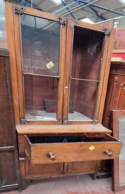 Lot 70 - A Victorian mahogany secretaire bookcase for...