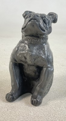 Lot 91 - A pewter propaganda British Bulldog with 'Bow...