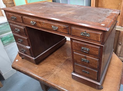 Lot 91 - An early 20th century mahogany nine-drawer...