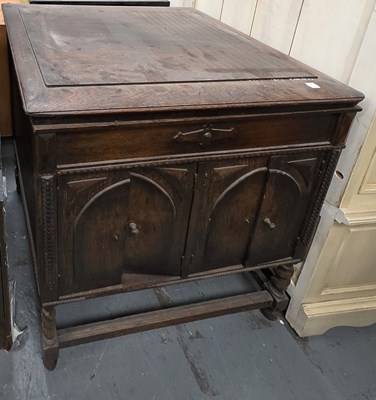Lot 135 - ACADEMY, LONDON; an early 20th century oak...