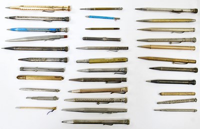 Lot 543 - A collection of rolled gold and silver-plated...