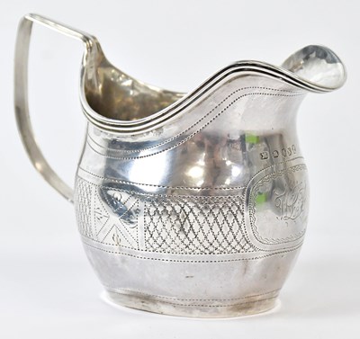 Lot 771 - A George III hallmarked silver helmet-shaped...
