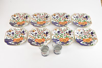 Lot 1323 - COALPORT; eight early 19th century hand...