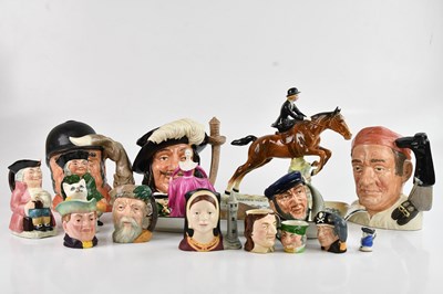Lot 1328 - BESWICK; a model of a female jockey on...