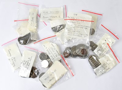Lot 797 - A quantity of domestic and world coinage,...