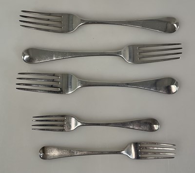 Lot 569 - WILLIAM CHAWNER II; a George IV hallmarked...