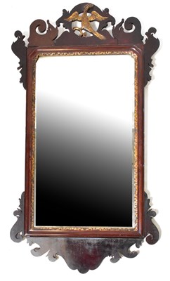 Lot 188 - A mahogany framed Georgian-style fret carved...